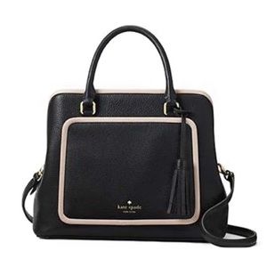 NWT Kate spade ward place Evangelie satchel in black